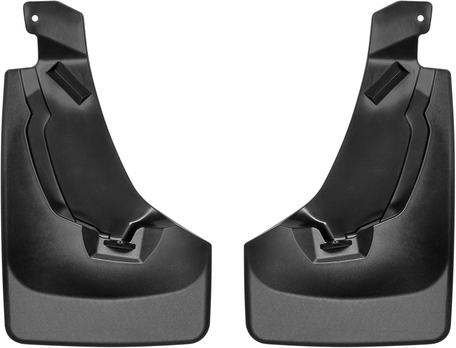 WeatherTech Custom No Drill Splash Guard MudFlaps for Toyota RAV4 Hybrid, RAV4 Prime, RAV4 - Rear Pair (120105), Black