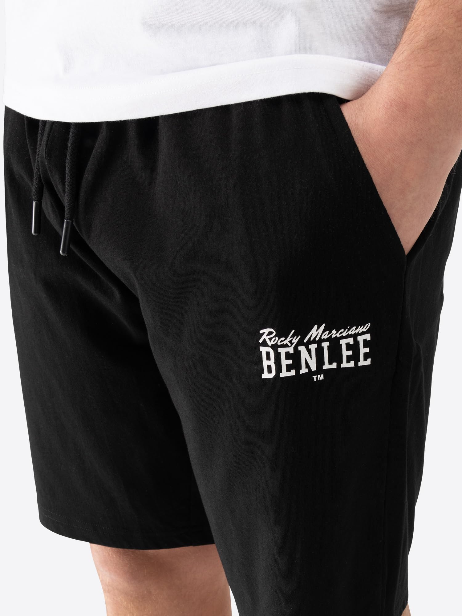 BENLEE Męski zestaw t-shirtów i szortów normalny krój REES 3XL, biały/czarny