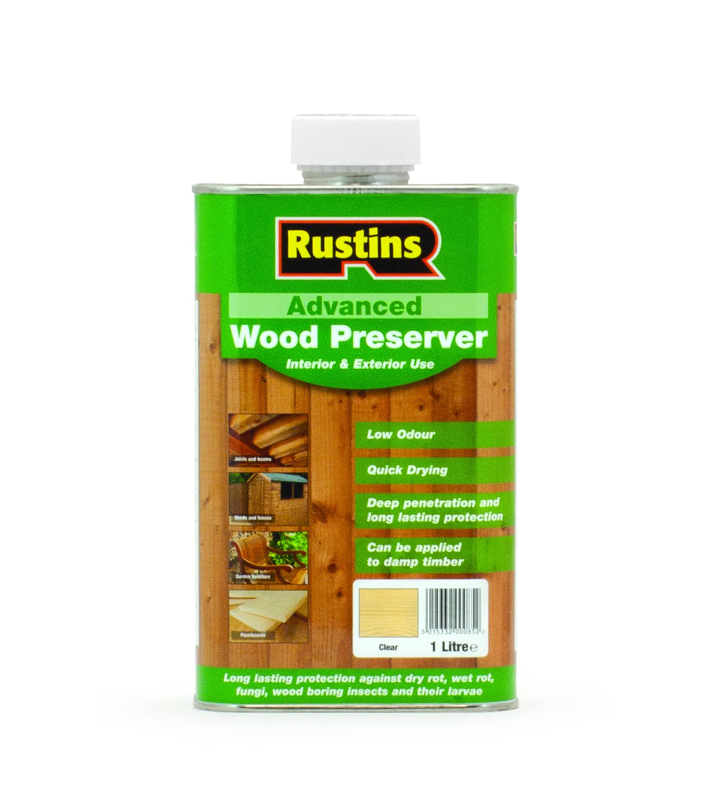 RUSTINSAdvanced Wood Preserver Clear 1L