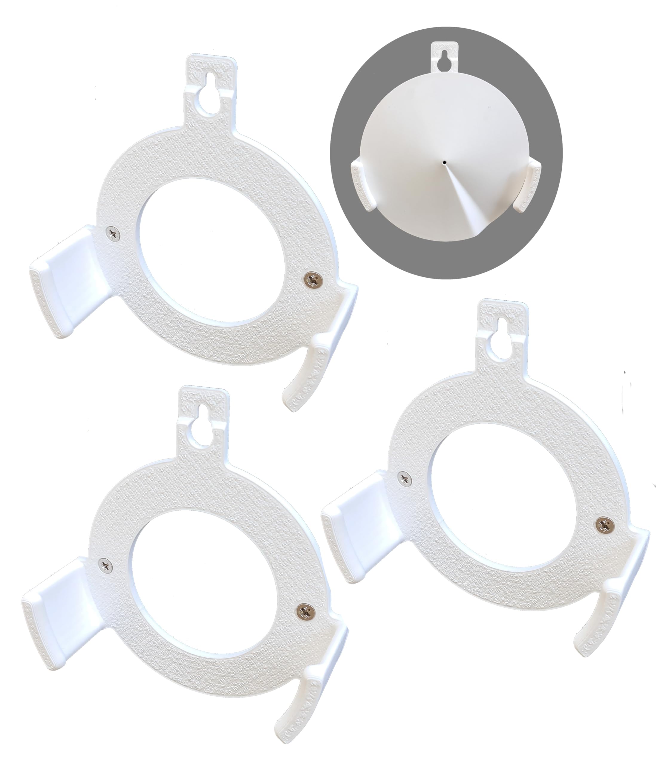 makerV Wall Mount Bracket/Holder for TP Link Deco M5, Multi-Orientation Compatible: Screw Mount: Pack of 3-picture-12