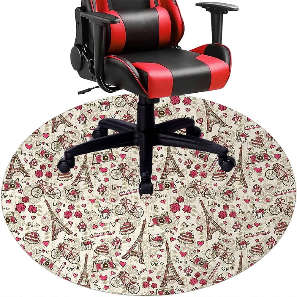 Office Desk Chair Mat, Protects Hardwood Floor Under Desks