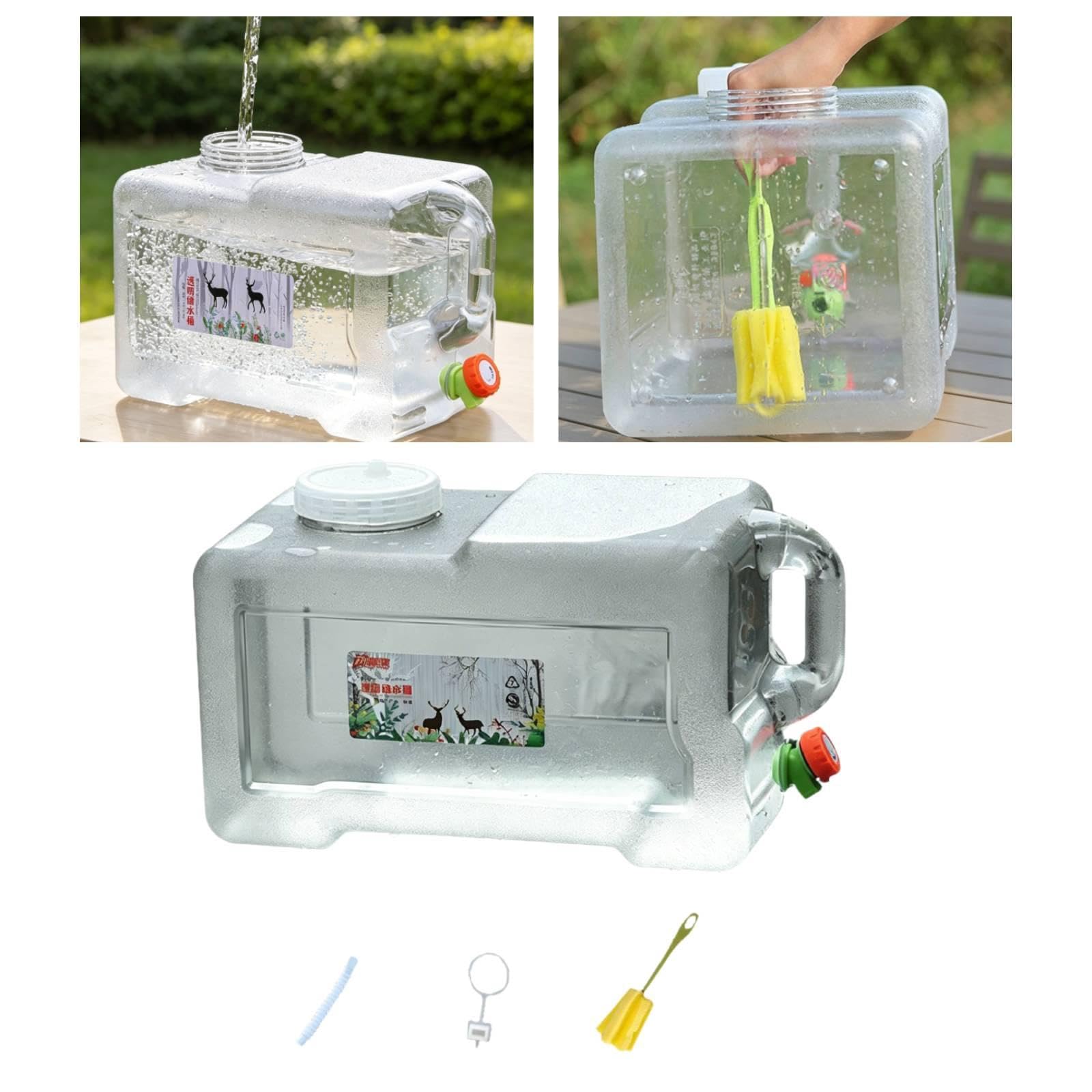 Camping-Wasserbehälter, Outdoor-Eimer, Tank, Verlängerungsschlauch, Getränkespender, Wasserbehälter für, Händewaschen, Picknick, Grillen