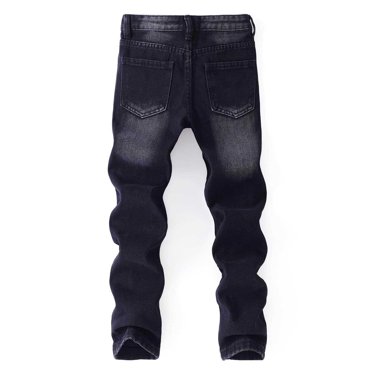 Pantaloni Bambini, Jeans Strappati alla Moda per Ragazzi, Lunghi Casual alla Moda per, Comodi in Denim Elasticizzato, Primavera Autunno, Colore Vivido E Durevole