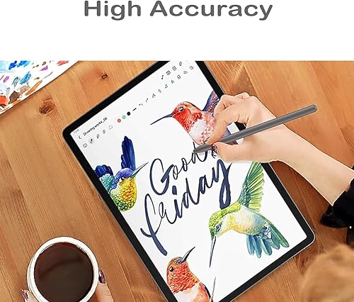 Miniatura 4 de Galaxy Tab S9 FE S Pen para Samsung Galaxy Tab S9 FE Stylus Pen reemplazo 4,096 niveles de presión sin Bluetooth+5 puntas gratis (gris)