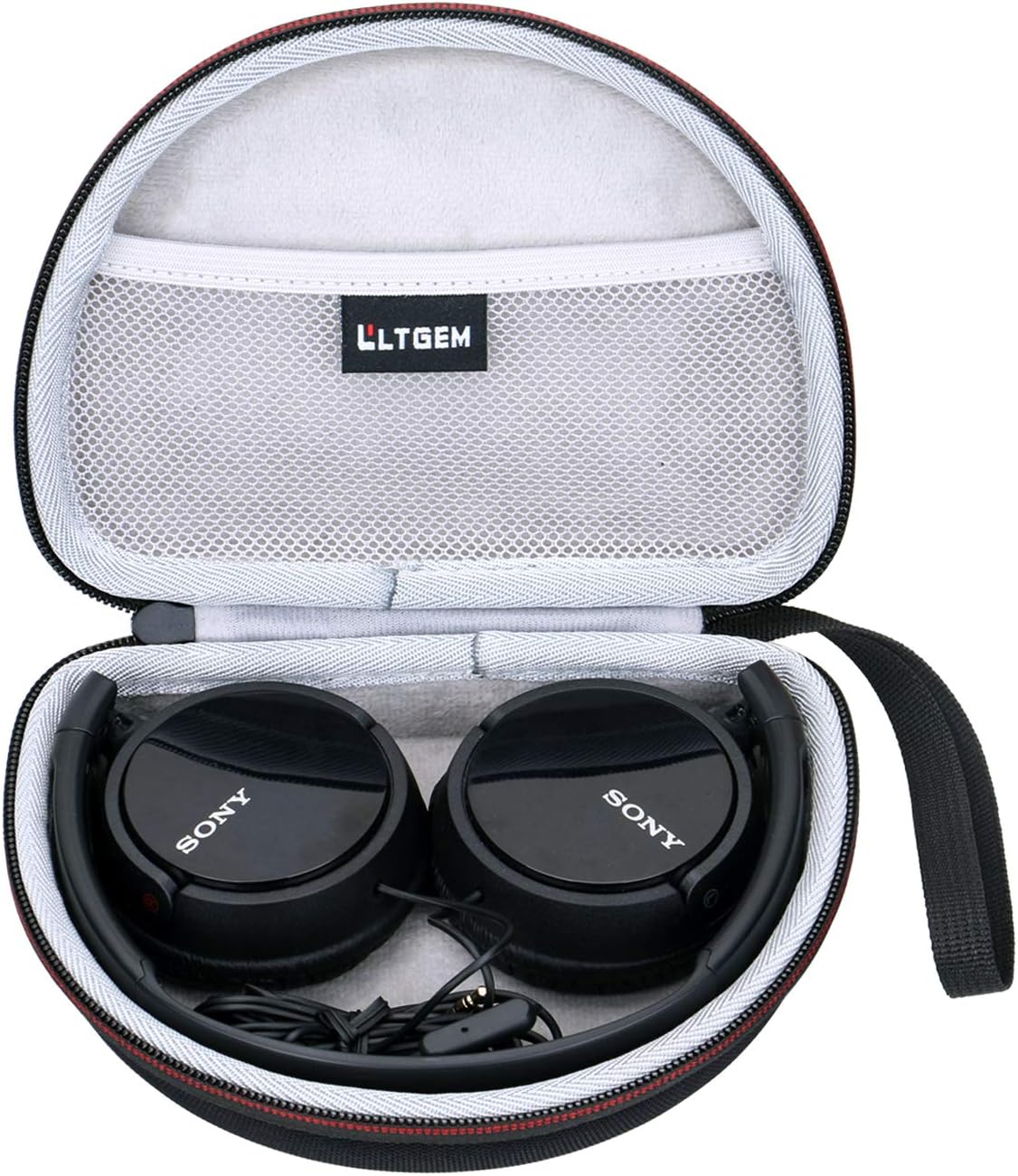 L LTGEM Hard Case for Sony MDR-ZX110, ZX110AP, ZX110NC, ZX310AP, JBL Jr 310BT Overhead Headphones - Portable Travel Bag (Case Only)