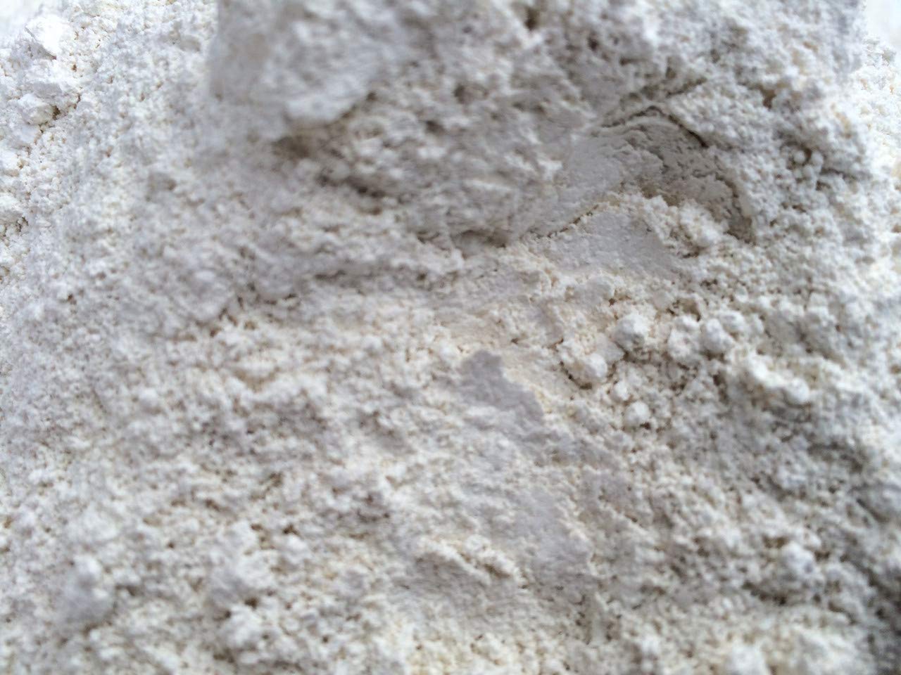 Kaolin Clay Powder (Grind) Edible Natural for Eating (Food) and Facial Detox, 1 lb (450 g)