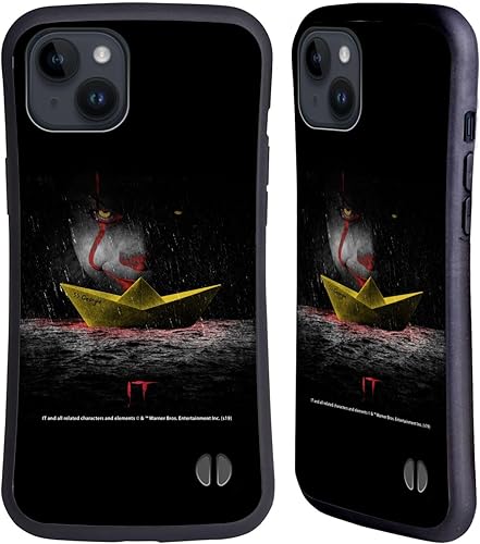 Miniatura 1 de Head Case Designs Officially Licensed IT Movie Pennywise 2 Graphics Hybrid Case Compatible with Apple iPhone 15 Plus