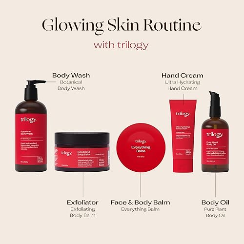 Miniatura 6 de Trilogy Gel de baño botánico, lujosa experiencia de spa con aceite de rosa mosqueta, 16.9 onzas líquidas