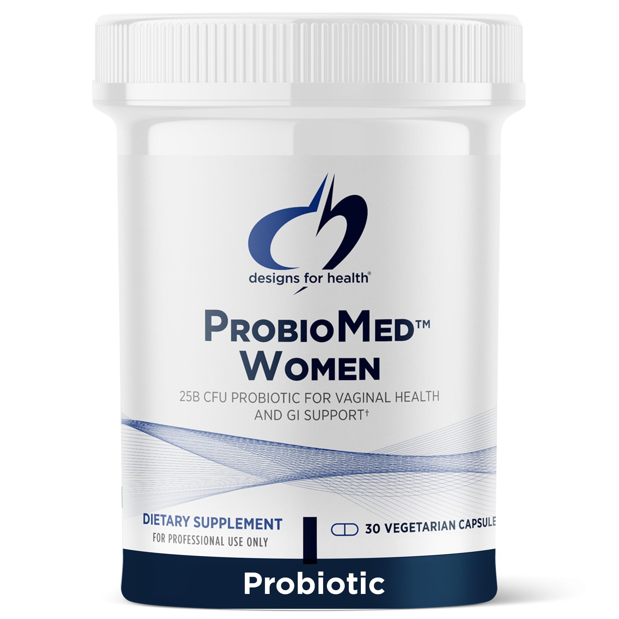 Designs for HealthProbioMed Women - Vaginal Probiotics to Support pH Balance, Vaginal Comfort, Immune Health & Gut Health for Women - Dairy-Free Probiotic (30 Capsules)