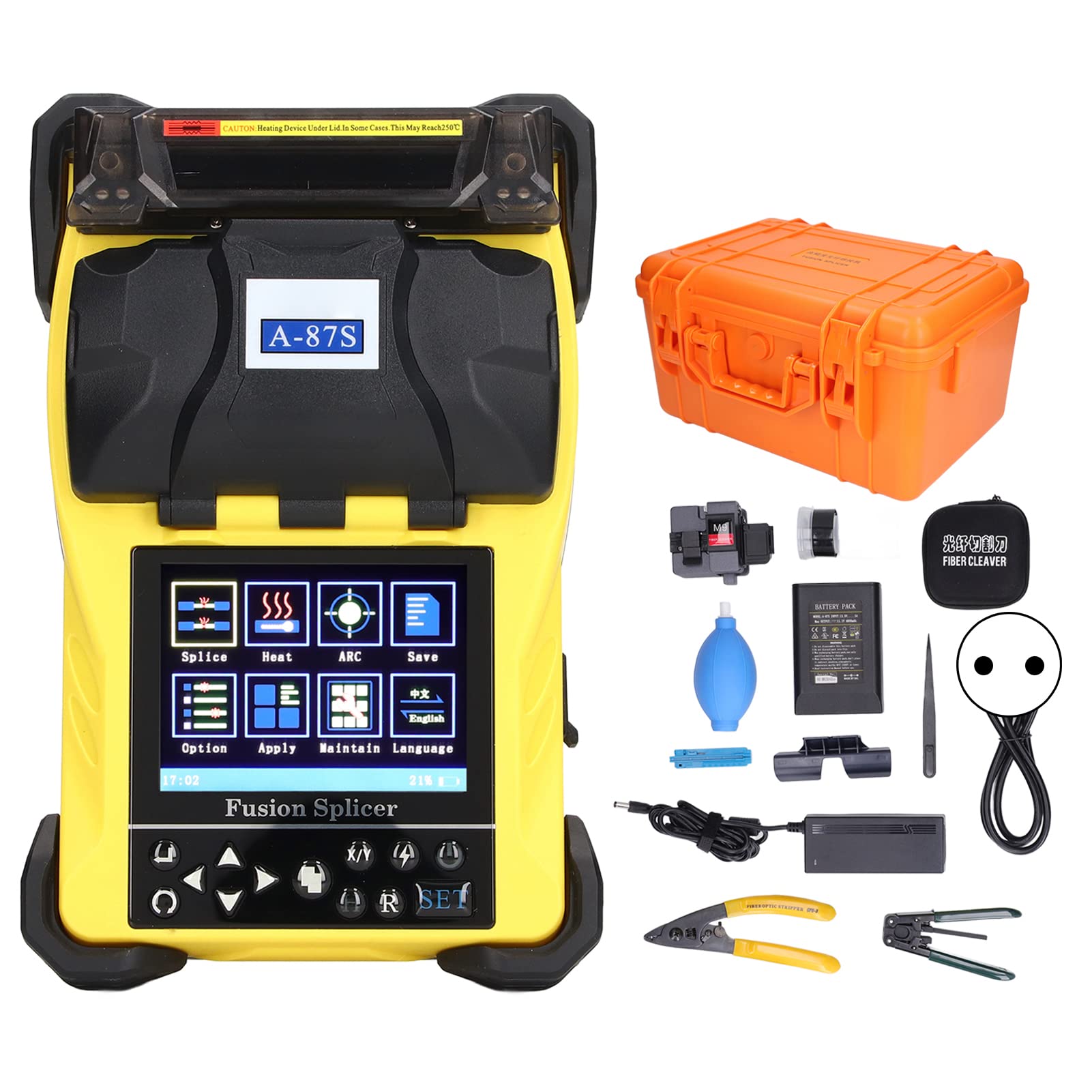 Fusion Splicer Conjunto eficiente 3 en 1 Mini óptica Fusión Fusión Telecomunicaciones