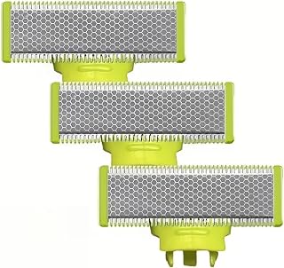 Cabezal De Afeitadora Eléctrica Lavable for Hombres, Cabezal De Afeitar for Barba Recargable MLG, Recortador Corporal, Cabezales De Repuesto for Máquina De Afeitar, 2 Uds.