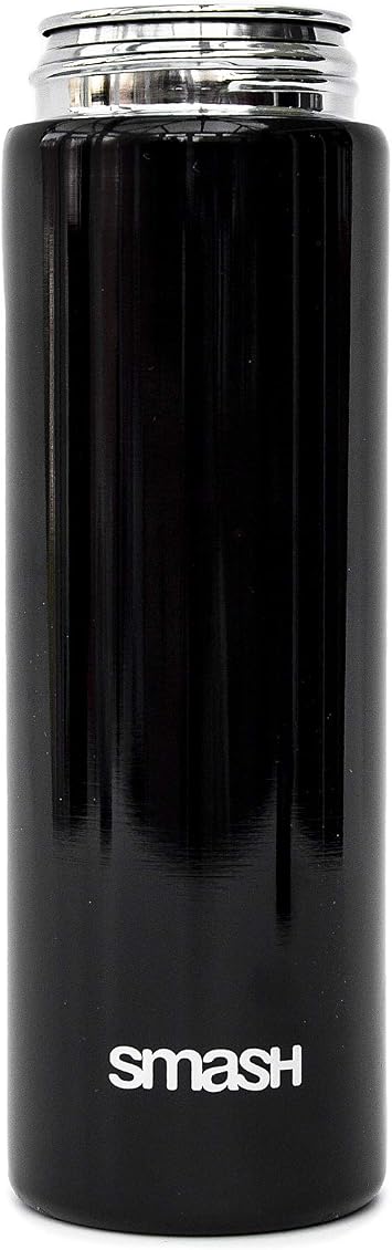 Smash Drink Flasks, Stainless Steel, Black, 750ml