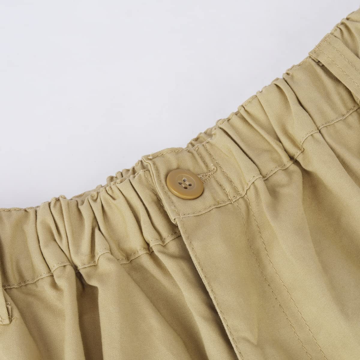 Allthemen Pantaloni Cargo Estivi 3/4 da Uomo Pants da Lavoro Casual in Cotone con Multitasche Pantaloncini per Il Tempo Libero Sport