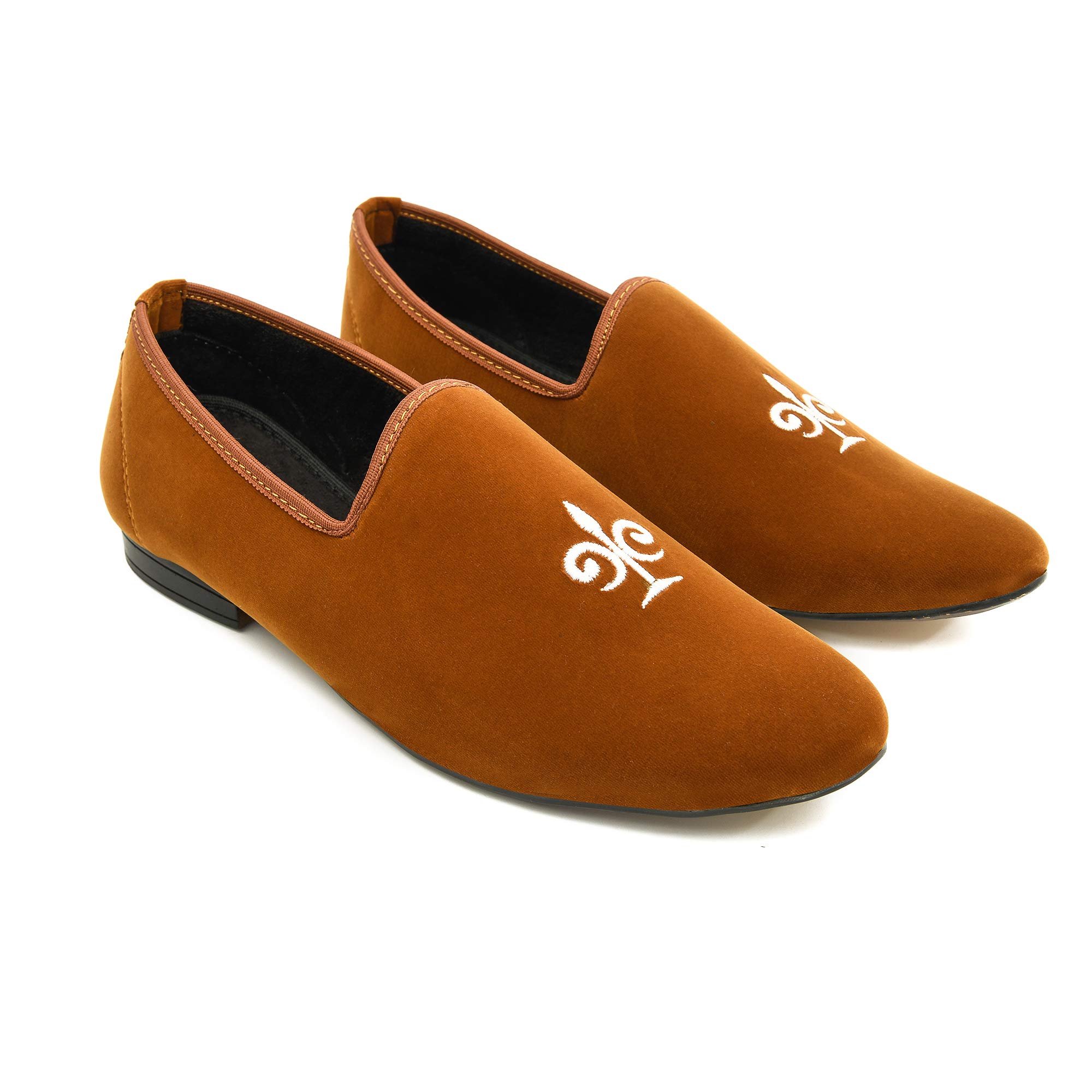 VELOUR INDIA Mens Velvet Designer Loafers and Mocassins Casual Slipon Shoes Tan for Men & Boys (Size UK-9) (B07JK1B5KH) Amazon Price History, Amazon Price Tracker
