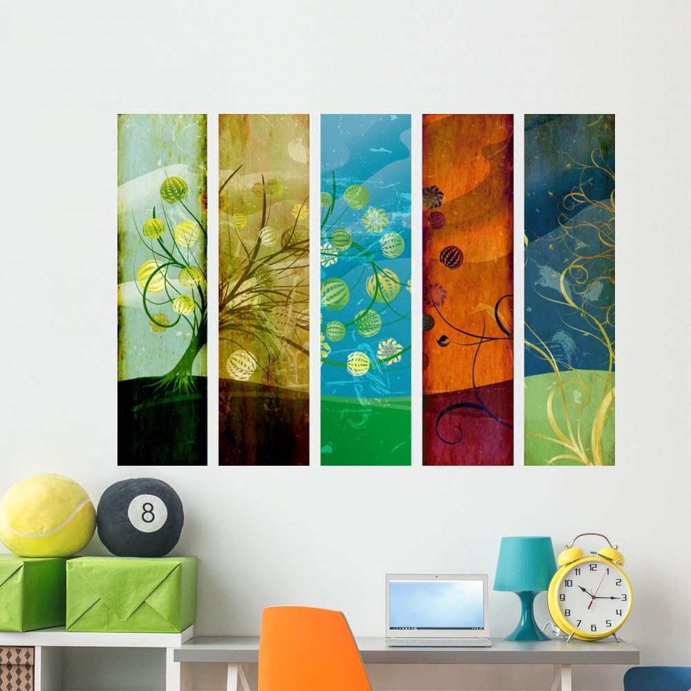 Wallmonkeys Old Abstract Background Wall Decal Peel and Stick Graphic WM311023 (60 in W x 42 in H)
