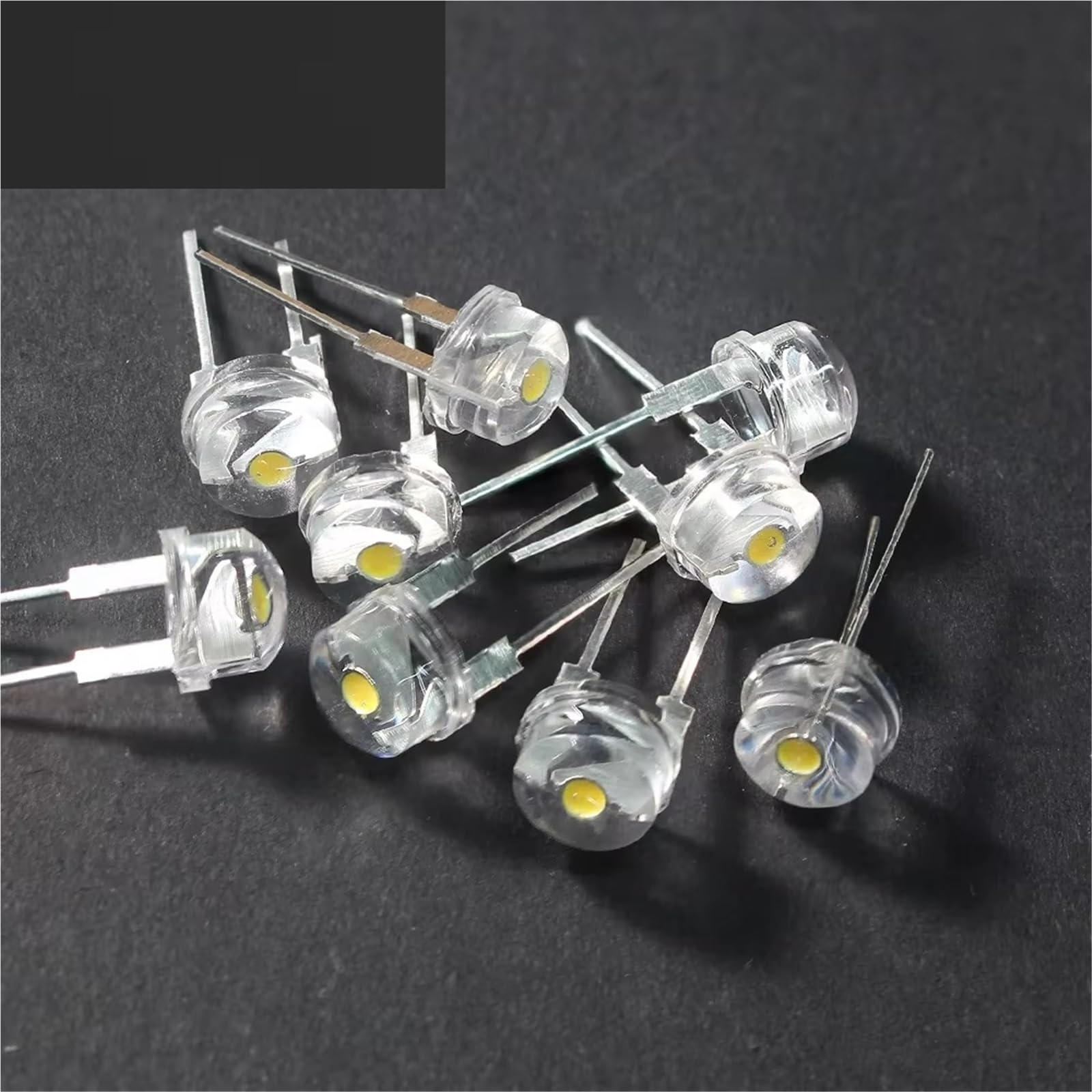 10-50PCS Cappello Di Paglia Led 8mm Blu Verde Rosso Giallo Bianco Bianco Caldo LED Diodo Emettitore Di Luce Super Luminoso F8 0.3W 0.5W 0.75W(20PCS-Green)