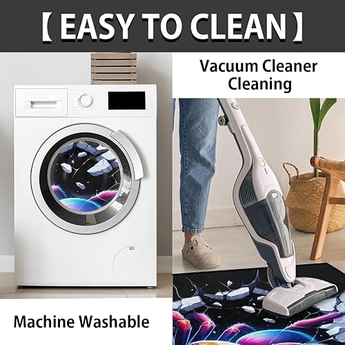 Miniatura 11 de Pardick Money - Tapete semicircular de billete de 100 dólares, antideslizante, duradero, lavable, para sala de estar, dormitorio