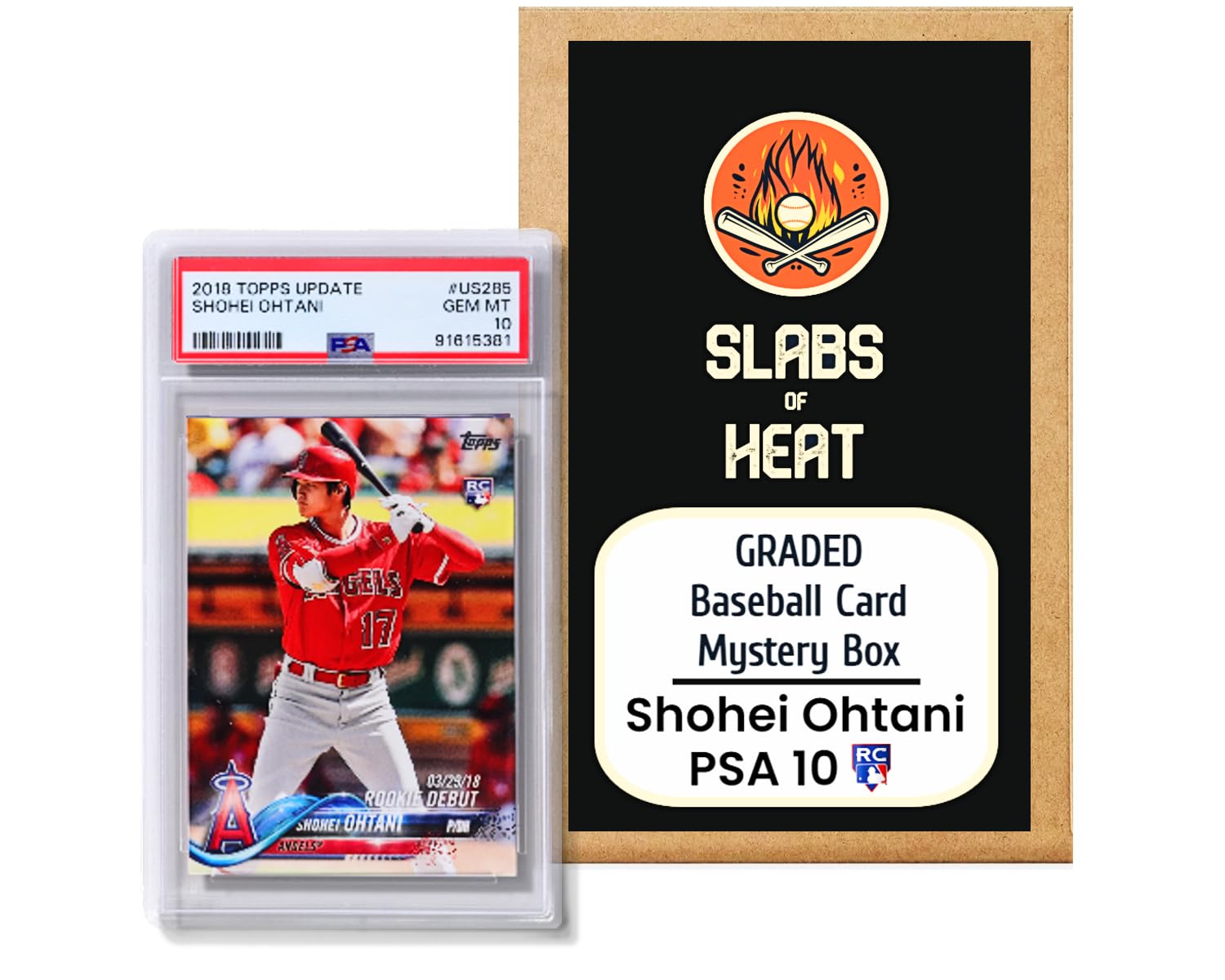 Amazon.com: ONE 保證PSA 10 Shohei Ohtani Rookie RC 卡│收藏家和棒 