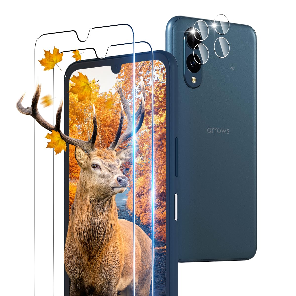 arrows We2 FCG02 ガラスフィルム付き【美品】 arrows We We2 ガラスフィルム ガラス アローズ docomo F-52E UQmobile