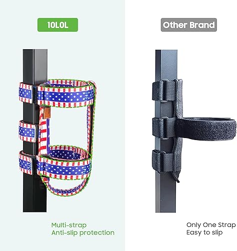 Miniatura 4 de Soporte de altavoz mejorado para accesorios de carrito de golf, correa ajustable para altavoz inalámbrico Bluetooth para EZGO, Club Car, Yamaha,