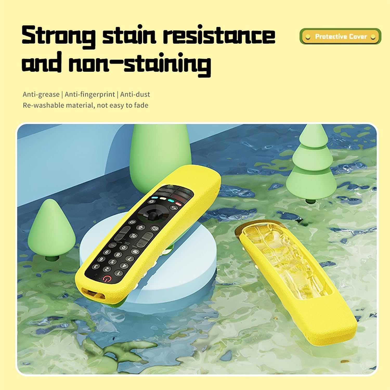 Custodia per telecomando in silicone per LG MR21GA MR21GC MR22GN MR22GA MR23GN, per LG QNED Smart TV Custodia protettiva per telecomando magico  44