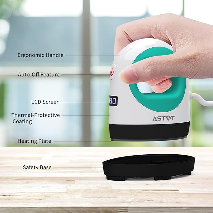 Prensa de Calor Mini, Máquina de Transferencia Térmica para Camisetas y Gorras miniatura 5