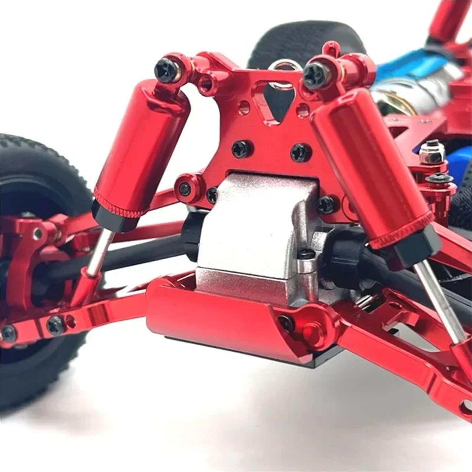Parachoques Delantero Metal para WLtoys 144016 para RIaarIo 1/14 1/12 Coche Trepador Control Remoto Camión para Buggy Truggy Piezas Mejora Accesorio Modelos RC