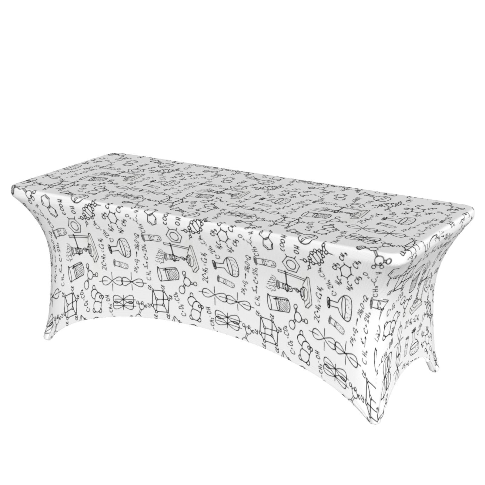 ERCgad Chemistry Print Print Rectangular Tablecloth Dining Banquet Party Events Home Celebration Table Cover
