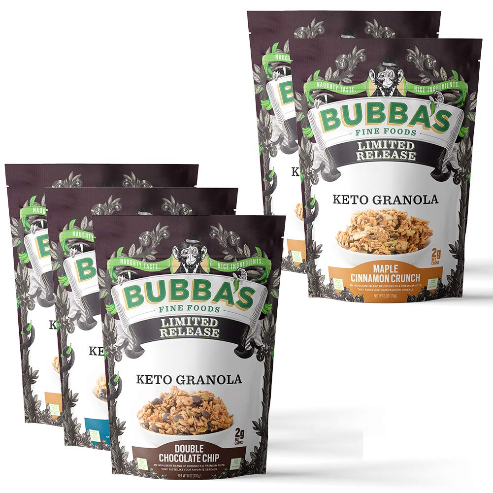Keto Granola Bundle | Variety Pack with Extra Maple Cinnamon Crunch