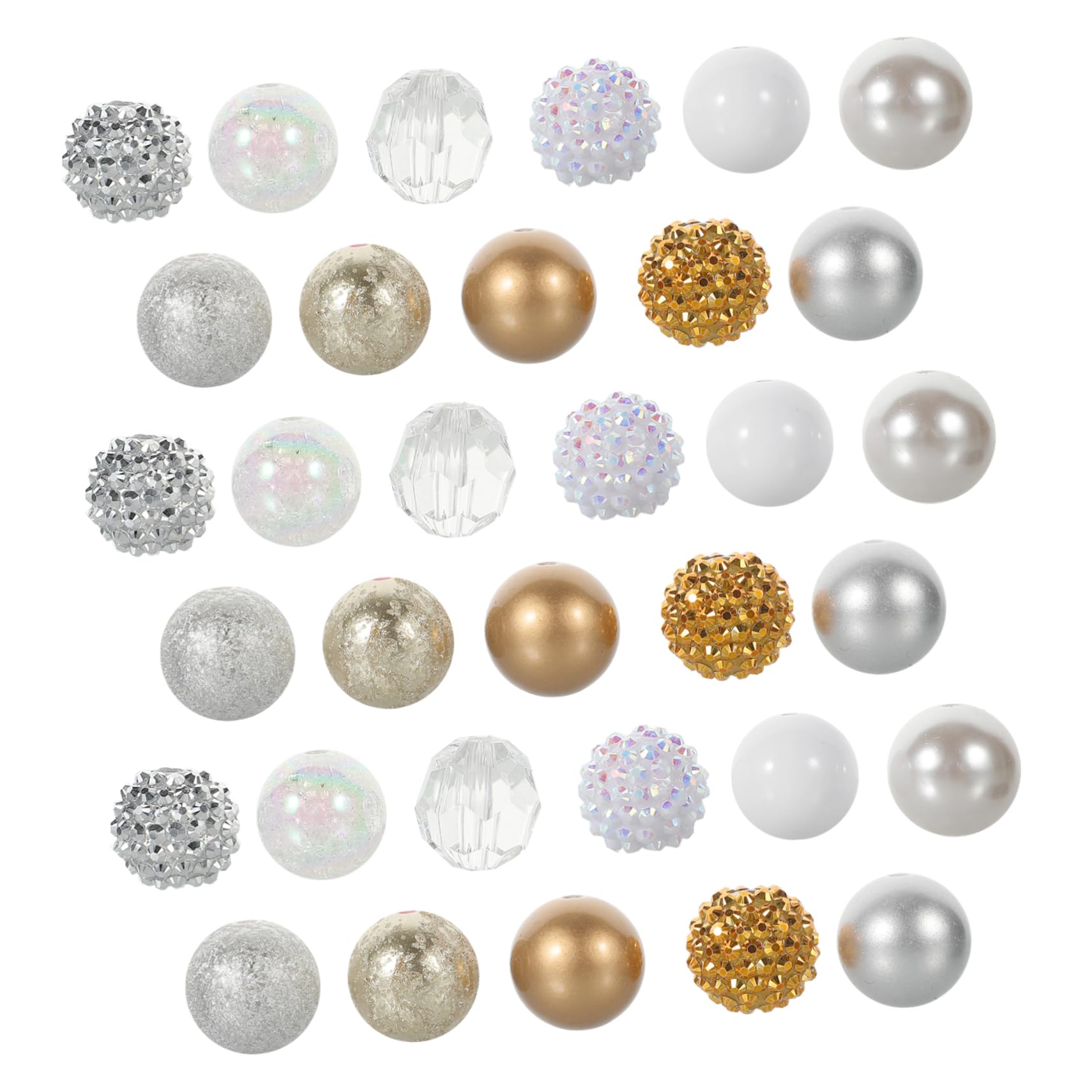 SEWACC 250piezas Abalorios De Acrílico Para Manualidades De Perlas Decorativas Para Creación De Pulseras y Adornos Suaves Bordes Para Compartir y Crear Junto