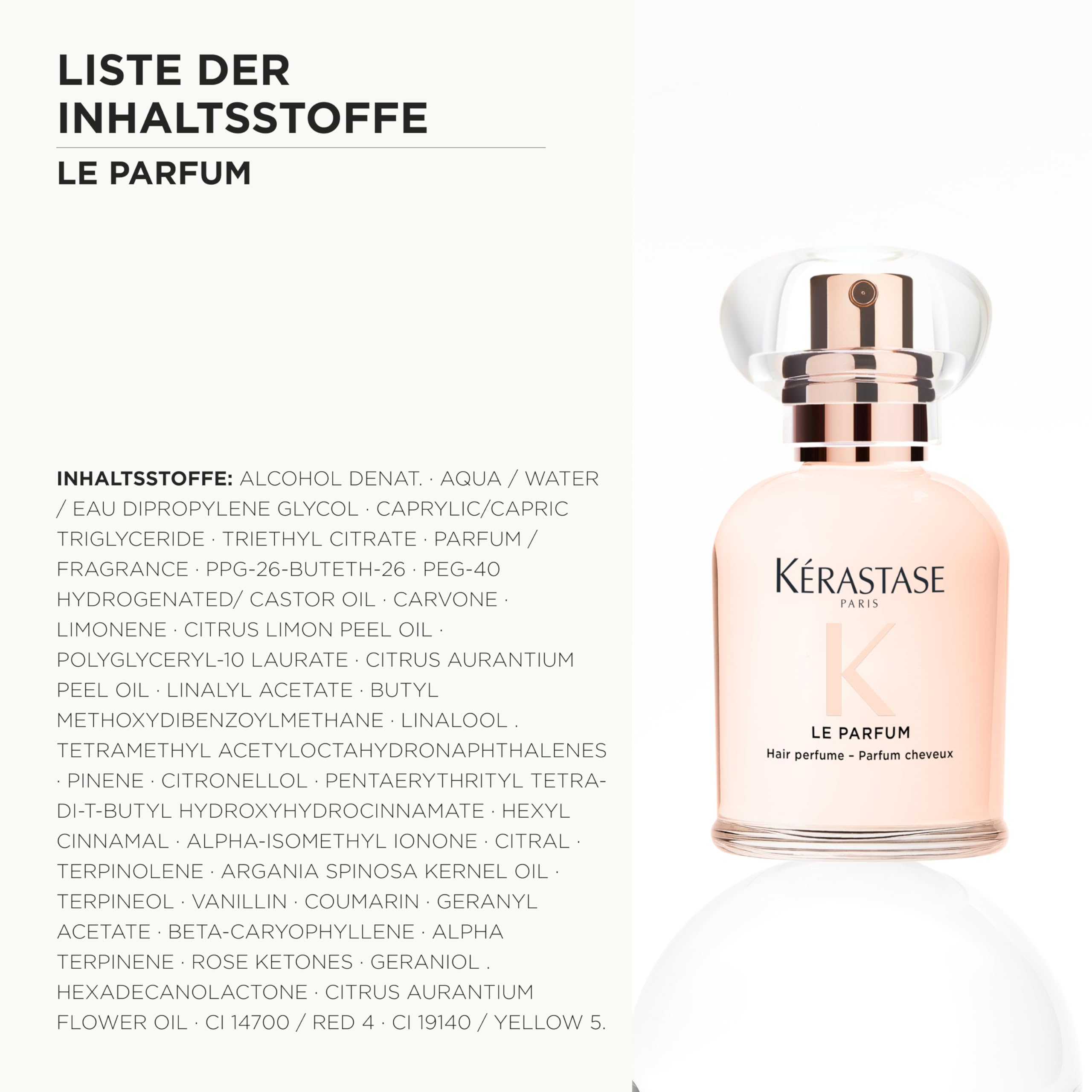 Kérastase Gloss Absolu Le Parfum, Haarparfum mit blumiger Signatur für alle Haartypen, Verleiht dem Haar ultimativen Glanz und Feuchtigkeit, Für ein Frischegefühl von morgens bis abends, 30ml