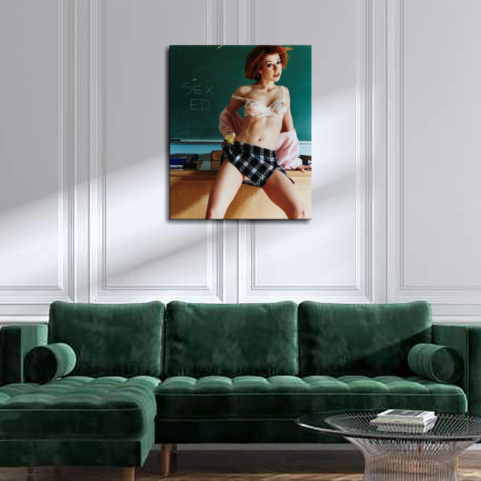 Alyson Hannigan Sexy Actor Poster Famous Women Star Canvas Prints Retro  Aesthetic Wall Art For Home Office Living Room Decorations With Framed  32x24 : Amazon.ca: Home