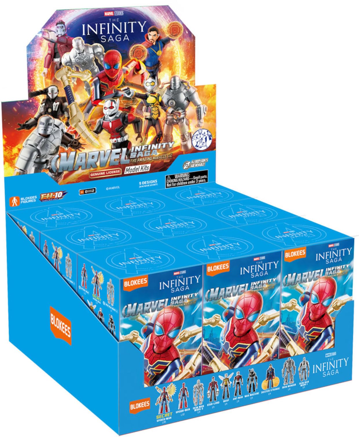 Amazon.co.jp: BLOKEES 童友社 MARVEL INFINITY SAGA Series02 9個入