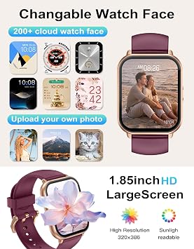 Smart Watch Answer/Make Call,Smart Watches for Women Men 1.85
