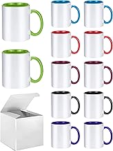 ABBSH Sublimation Mugs 11oz Blank Sublimation Coffee Cups Sublimation Mug Sublimation Mugs Bulk Sublimation balnk product6 Assorted Colors 12Pack (11OZ 6 Assorted Colors 12Pack)