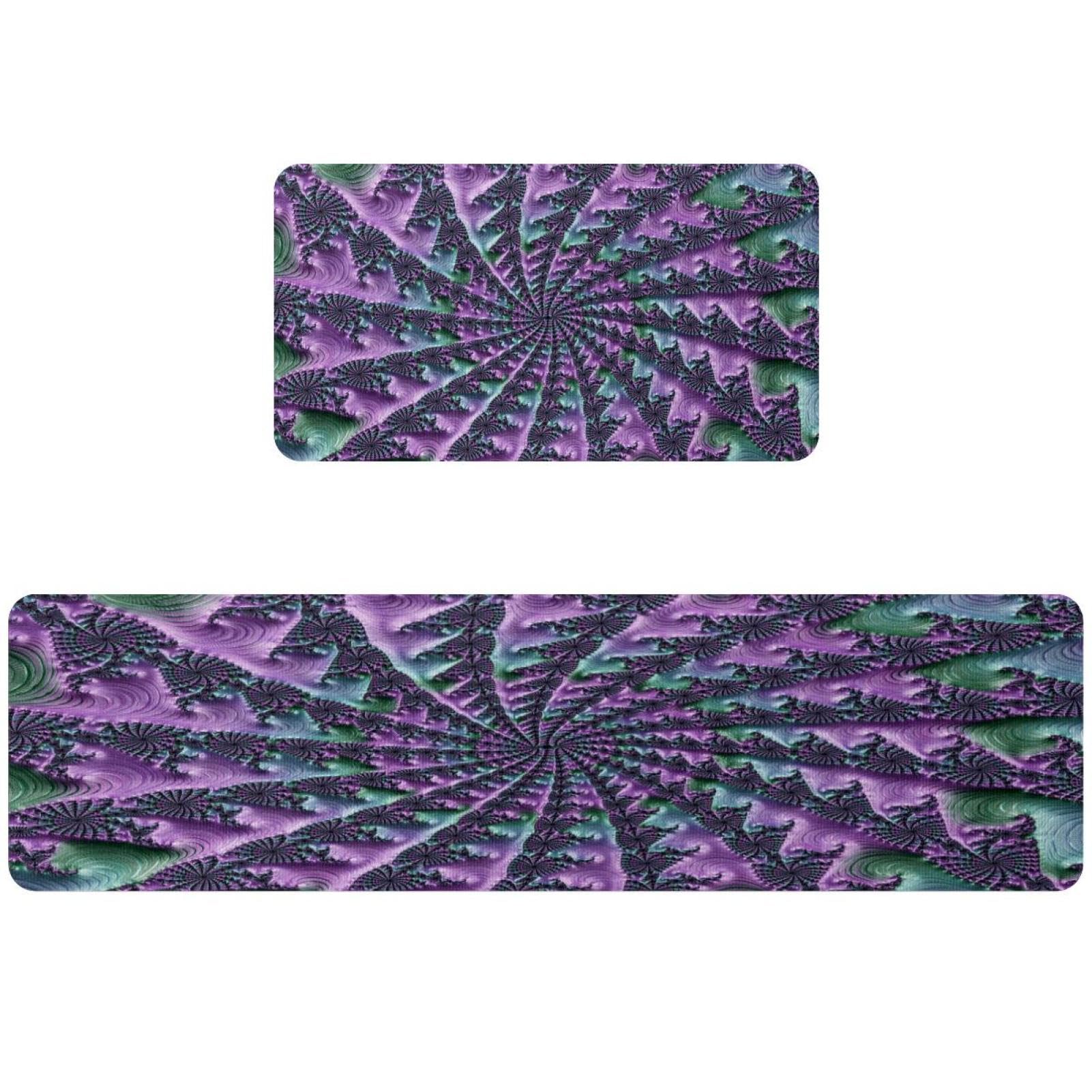 Tapis de cuisine antidérapant lavable pour éviter les glissades en buanderie lot de 2