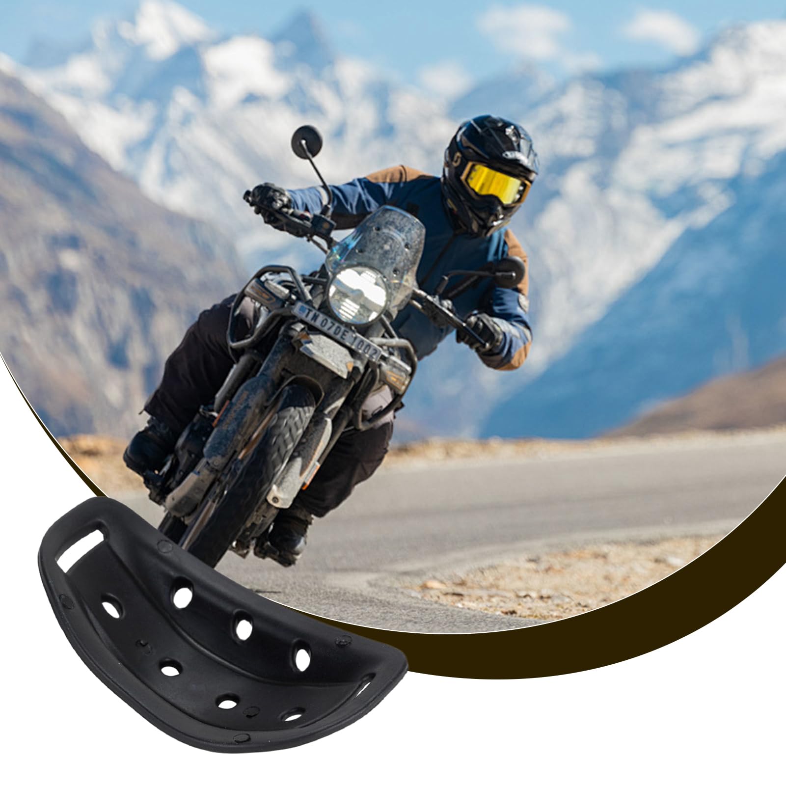 Soporte de barbilla de silicona para casco duro – Soporte de barbilla de silicona para casco duro | Protector a prueba de golpes, accesorios de equitación para ciclismo, motociclismo, patinaje — view 3
