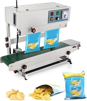 Automatic Continuous Sealing Machine with Digital Temperature Control for Efficient Packaging,