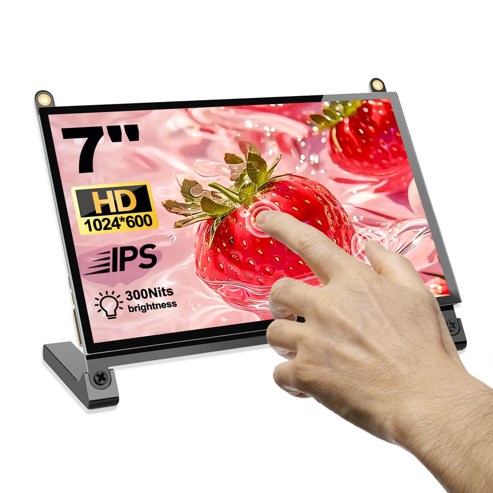 Amazon.com: NLIEOPDA 7 Inches Touchscreen Monitor, HD 1024×600 IPS