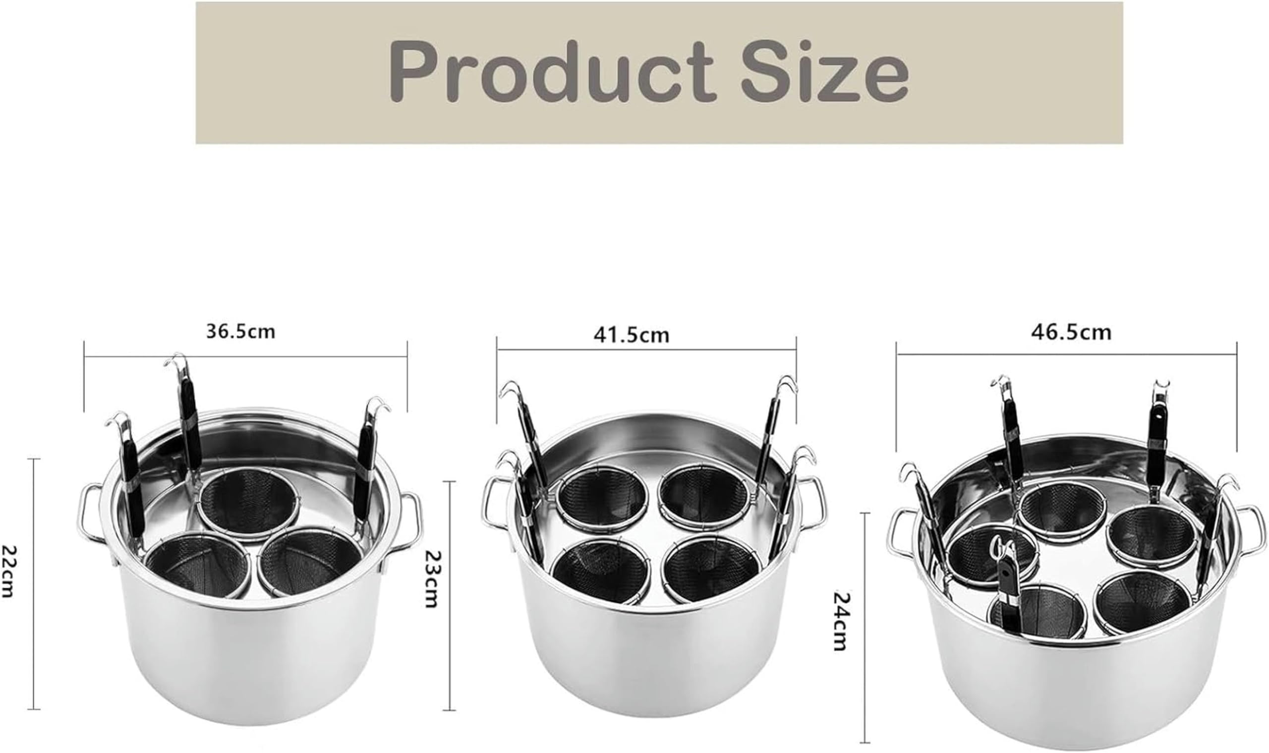 Generico Set cuoci-Pasta in Acciaio Inox con cestello e Coperchio, pentola Multifunzione Resistente per Cottura a Vapore e a Fuoco Lento, Perfetta per Cucinare in casa e in Sala da Pranzo.