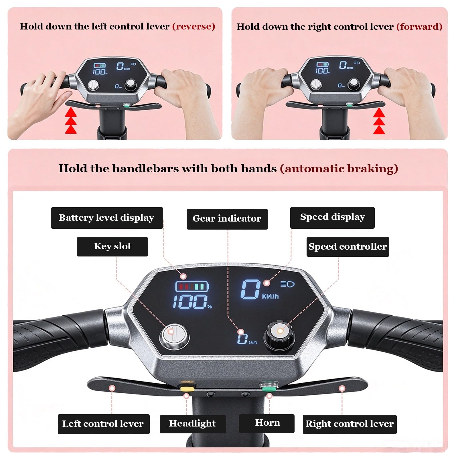 Scooters De Movilidad Plegables Y Ligeros,Aptos Para Llevar En Avión