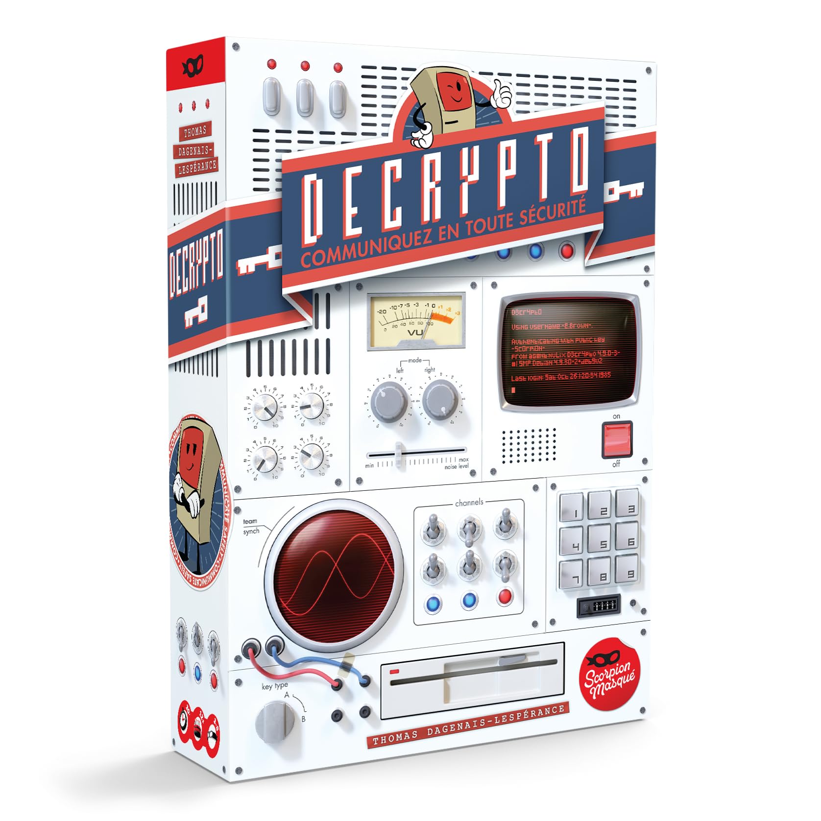 Scorpion masqué | Decrypto | Board Game | Ages 12+ | 3-12 Players | 30 Minutes