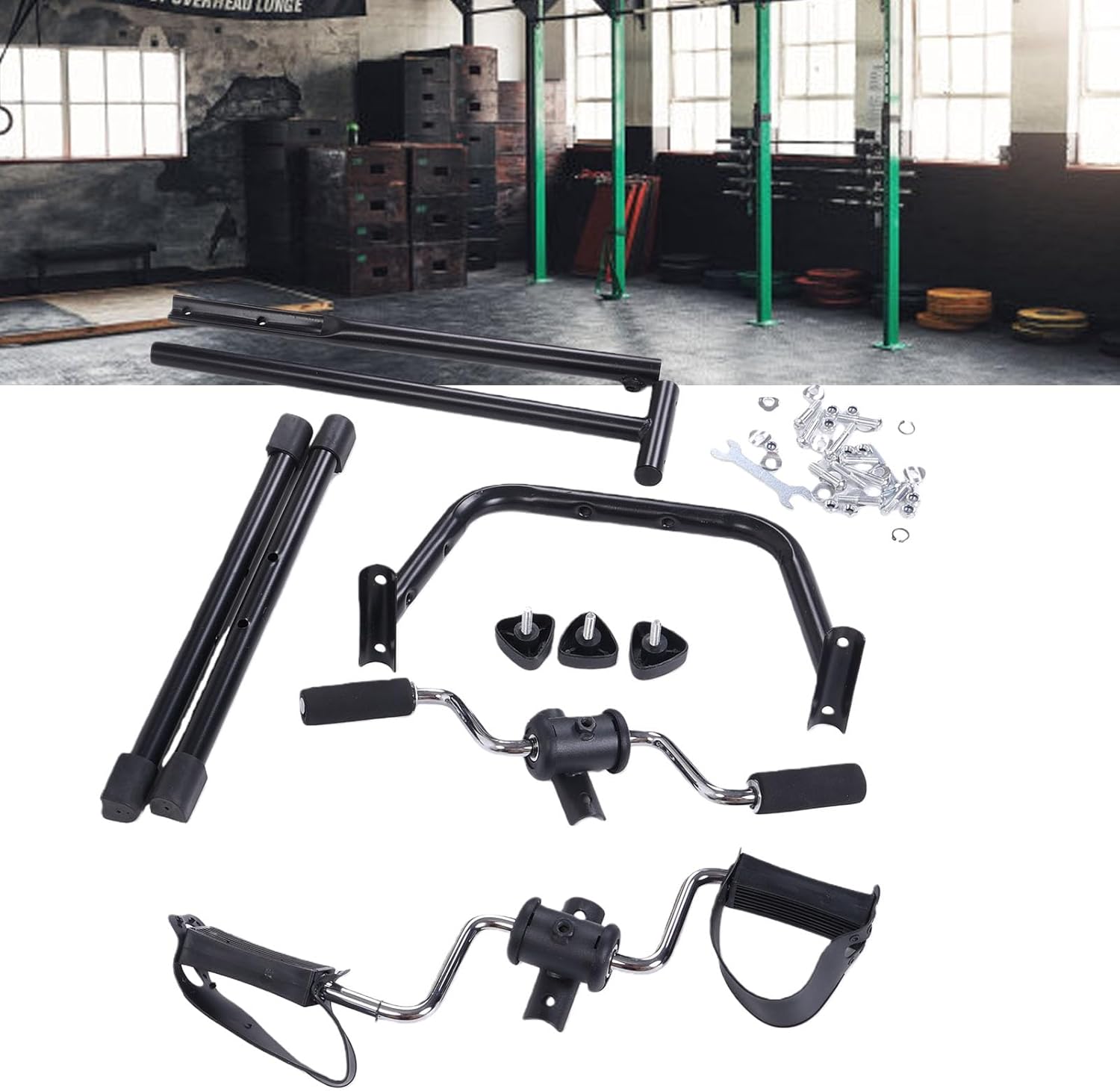 GOTOTOP Pedal Exerciser, Hand Arm Leg and Knee Recovery Medical Peddler Folding Adjustable Fitness Equipment for Seniors, Elderly Home Pedal Exercise for Full Body