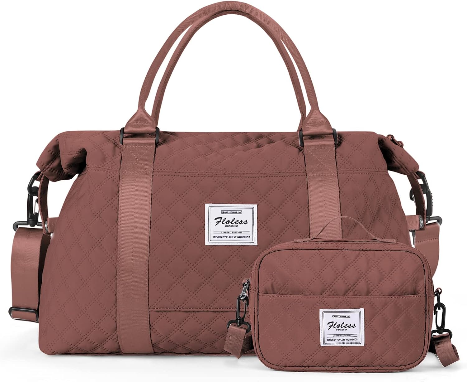 Weekender Bag for Women with Toiletry Bag, Travel Duffel Bag Overnight Carry on Bag