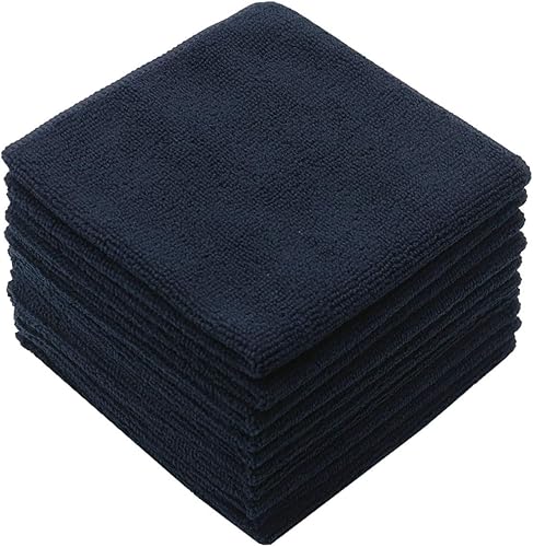 Paños de microfibra de secado rápido, trapos de limpieza de cocina, trapos antipolvo, paños ultra absorbentes sin pelusas, 12 x 12 pulgadas, paquete