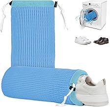 2 x Shoe Washing Machine Laundry Bags Reusable Laundry Bag Shoe Cleaner Net Laundry Washing Machine for Sneakers Protect Shoes (Blue)