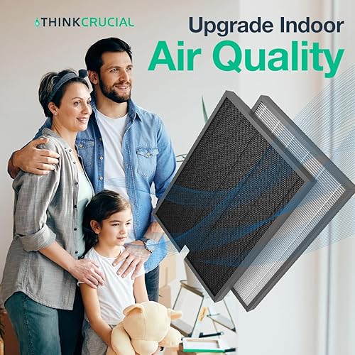 Miniatura 5 de Think Crucial Filtros purificadores de aire de repuesto compatibles con los modelos Winix J HR950 y HR1000  Incluye 1 filtro purificador de aire y 1