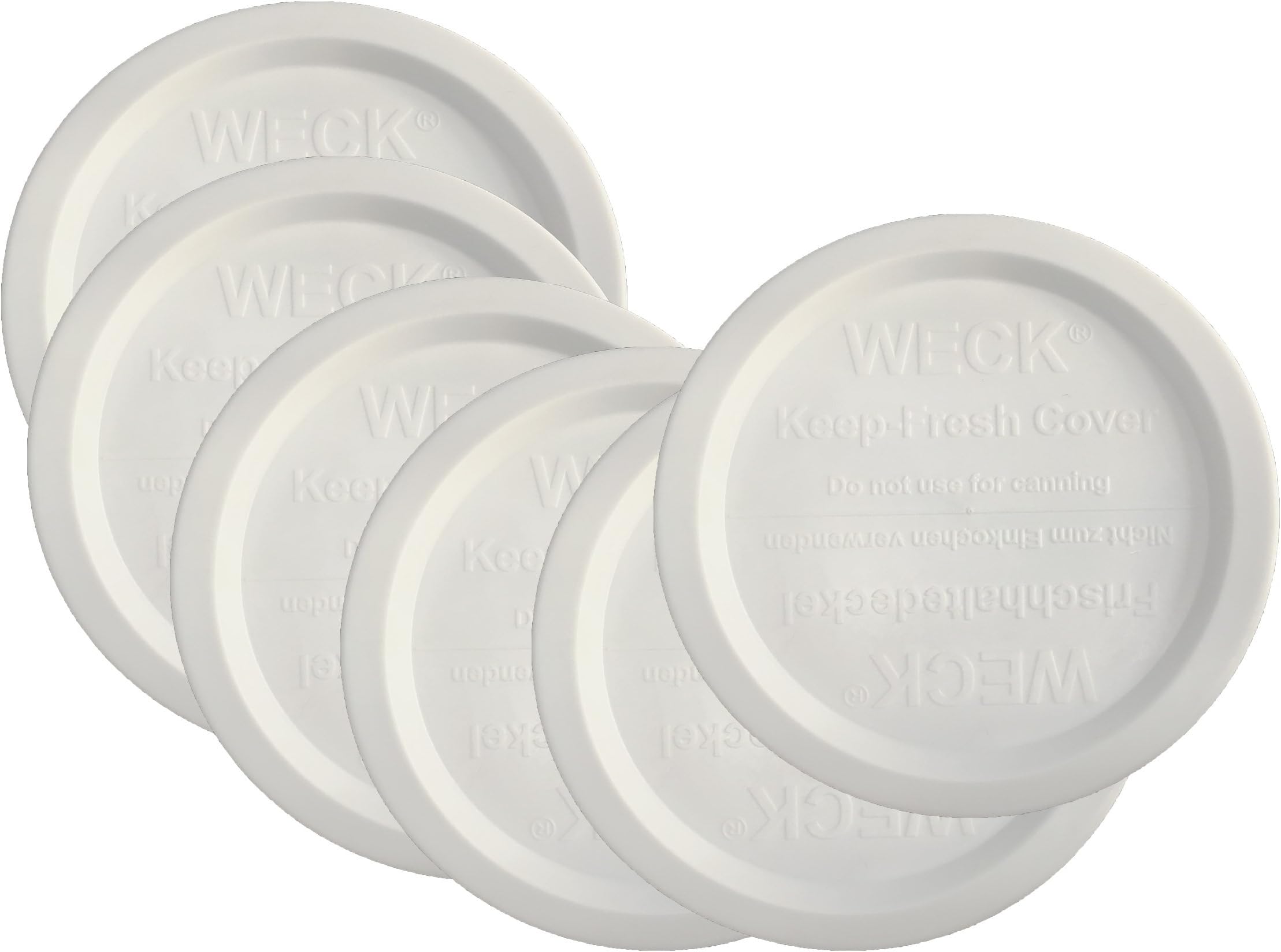 Jar Keep Fresh Plastic Lids, 6 PACK (Large = 100mm). Fits Models 740, 741, 742, 743, 738, 739, 744, 745, 748, 974