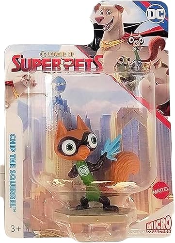 Miniatura 3 de Mattel League of Super Pets - Juego completo de 5 figuras de acción micro con Krypto, Ace, Merton, PB y Chip