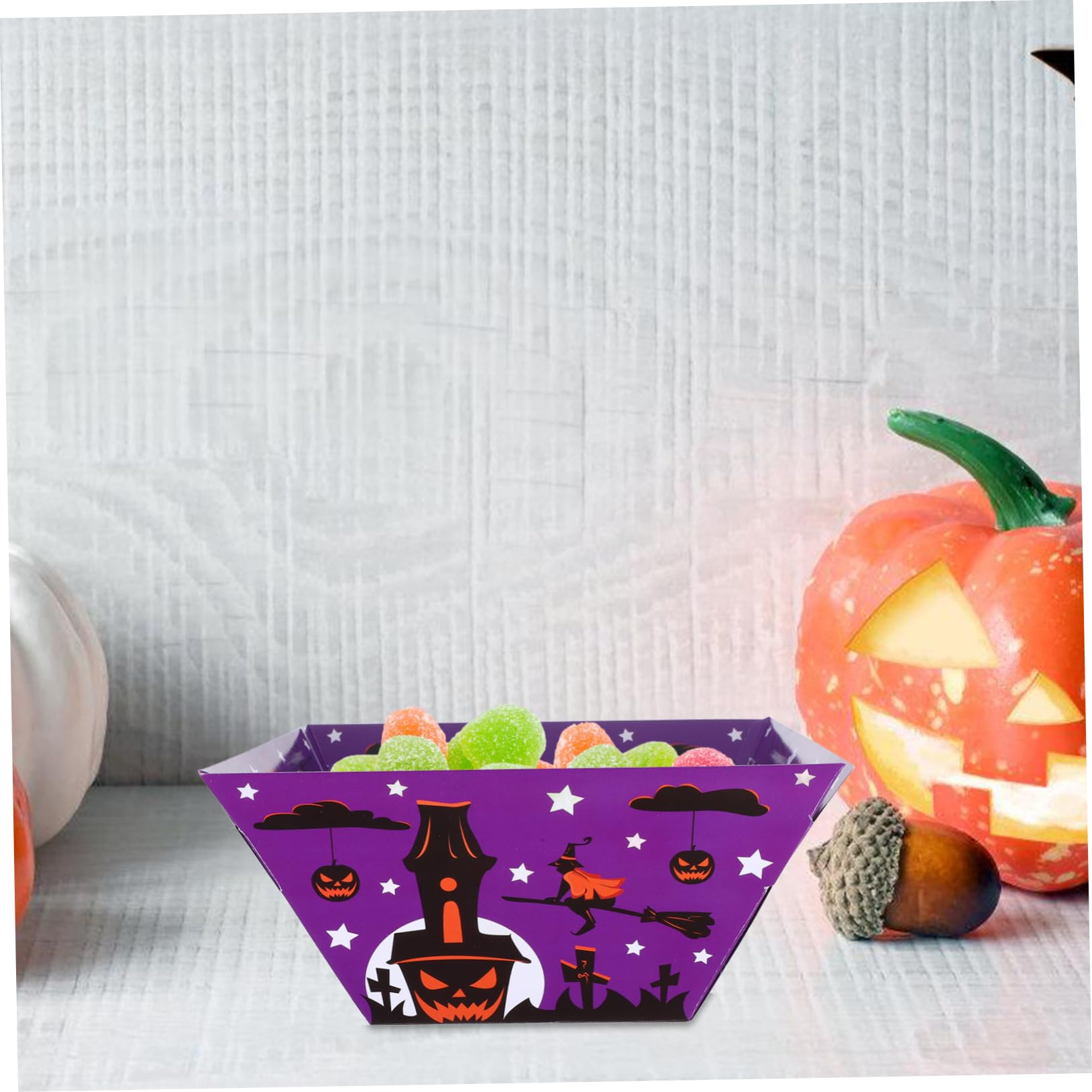 VOSAREA 36pezzi Scatole Snack Per Halloween Contenitori Per Popcorn e Dolci Design Compleanni e Confezione
